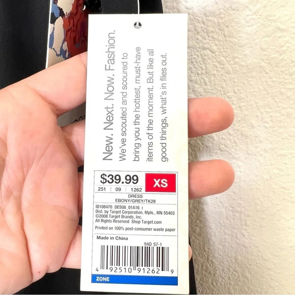 NWT Thakoon for Target Black & Grey Color Block Sleeveless Dress - Picture 8 of 14